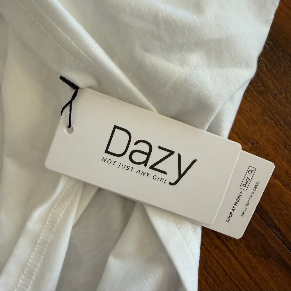 Dazy Oversized Chic Bow Tee NWT - Picture 9 of 11